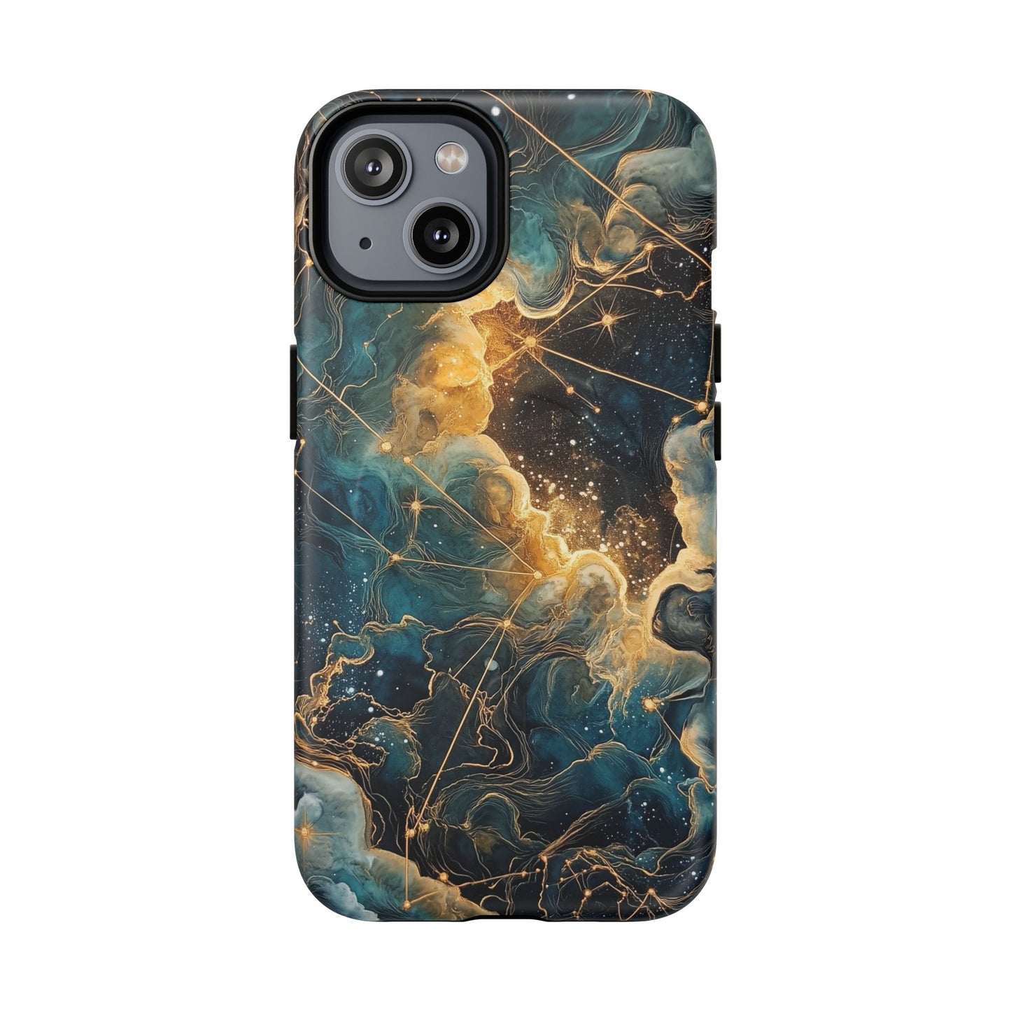 Cosmic Tough Magnetic iPhone Case - Nebula Design, Durable Protection