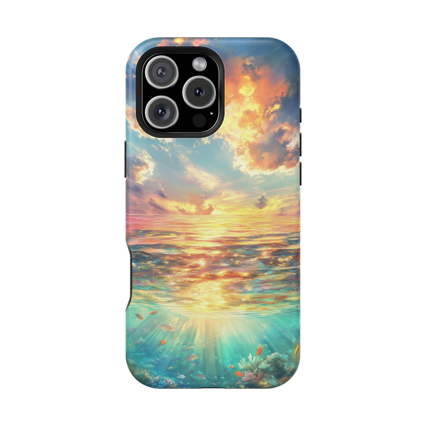 Ocean Vibes Impact Resistant iPhone Case