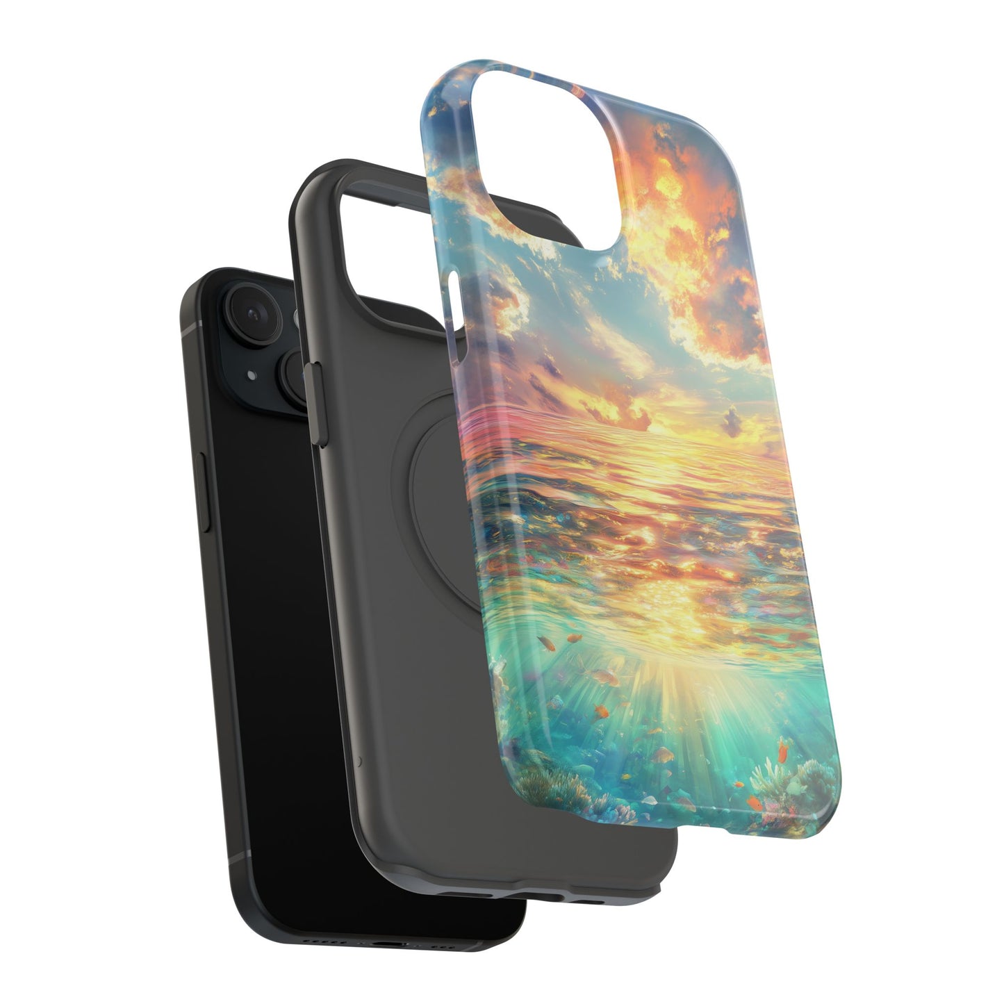 Ocean Vibes Impact Resistant iPhone Case