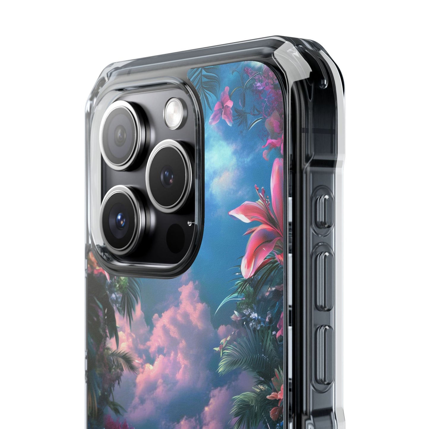Iridescent Eden Magnetic Clear iPhone Case