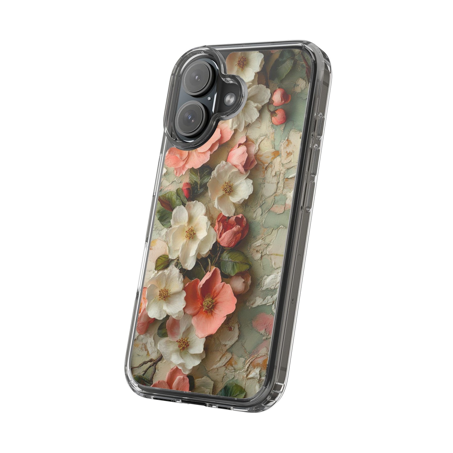 Floral Clear iPhone Case – Delicate Botanical Design
