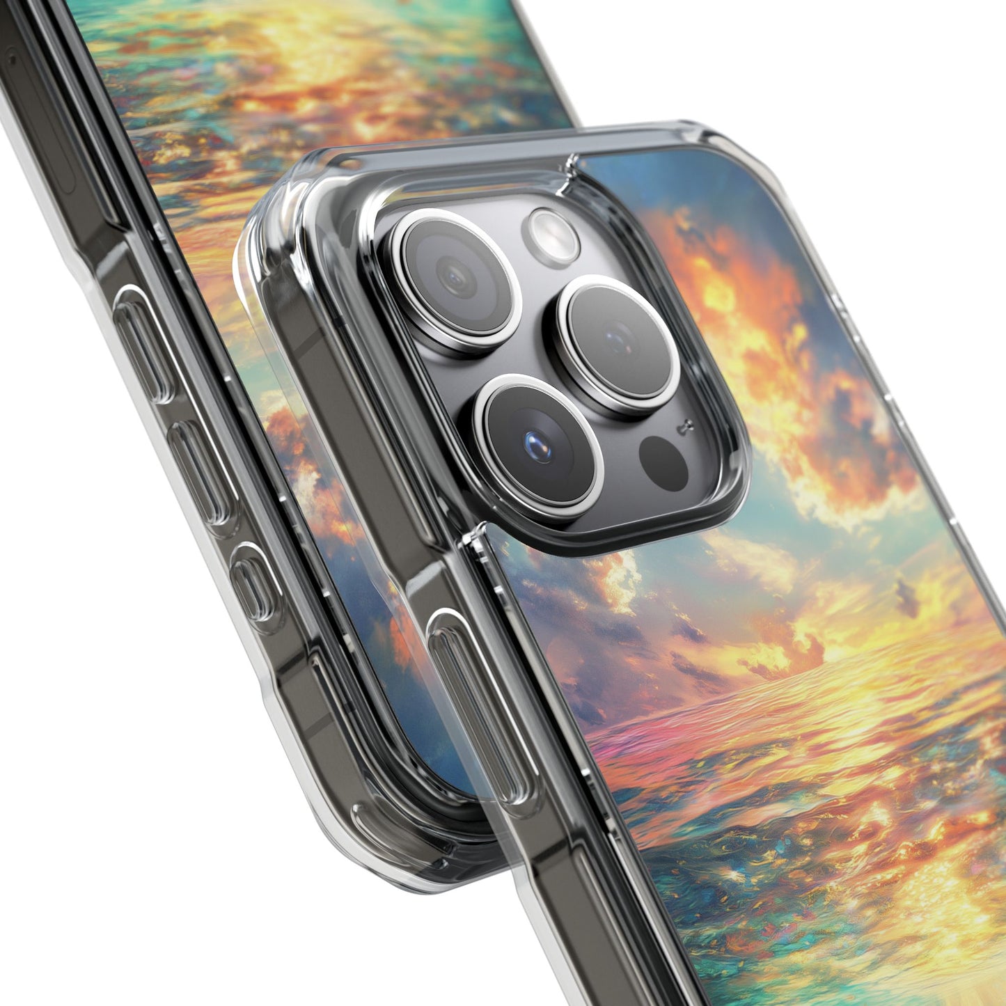 Shimmering Coral Reef Magnetic Clear Impact iPhone Case