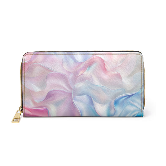 Pastel Abstract Cell Phone Clutch Wallet