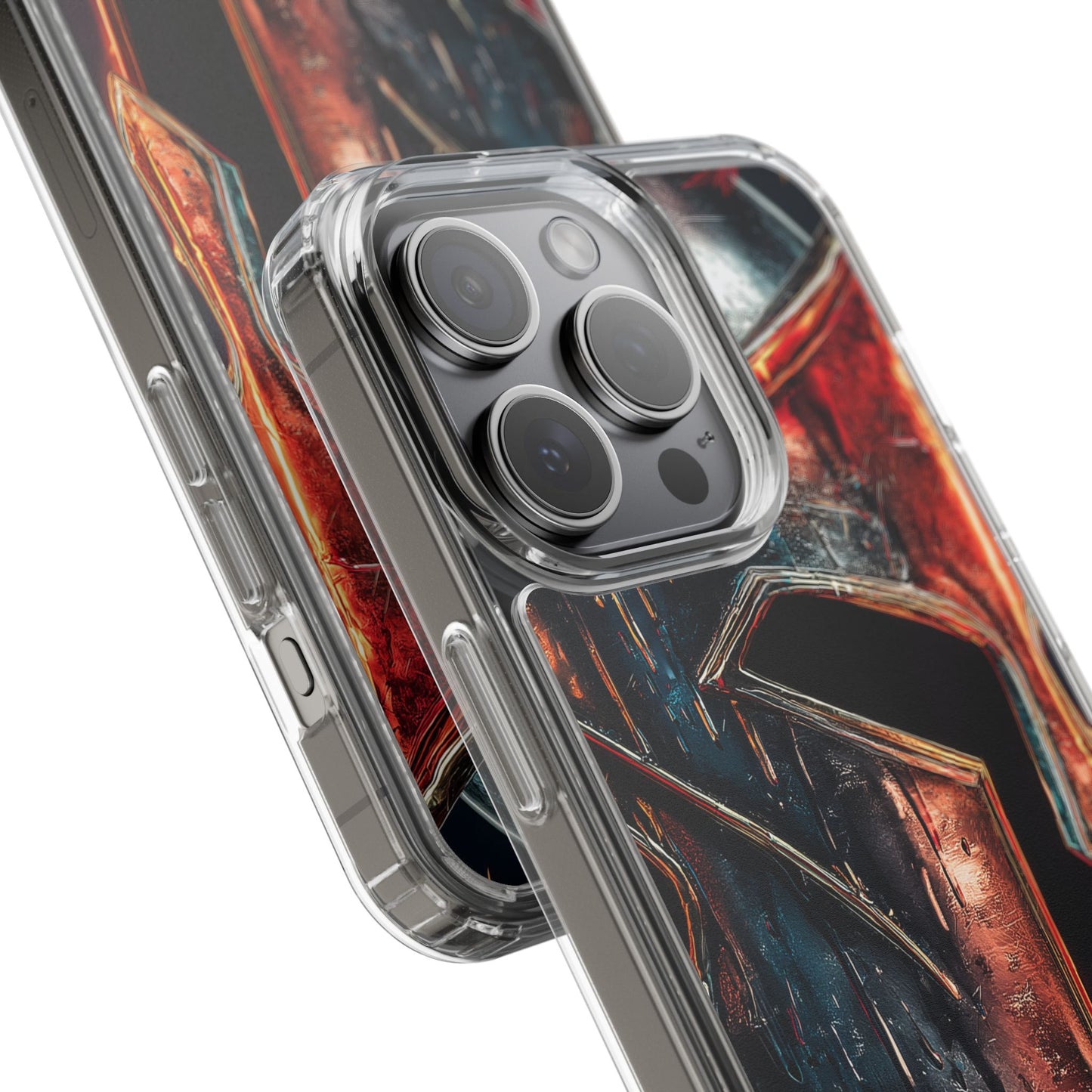 Battle Ready Clear Phone Case - Heroic Spartan Design