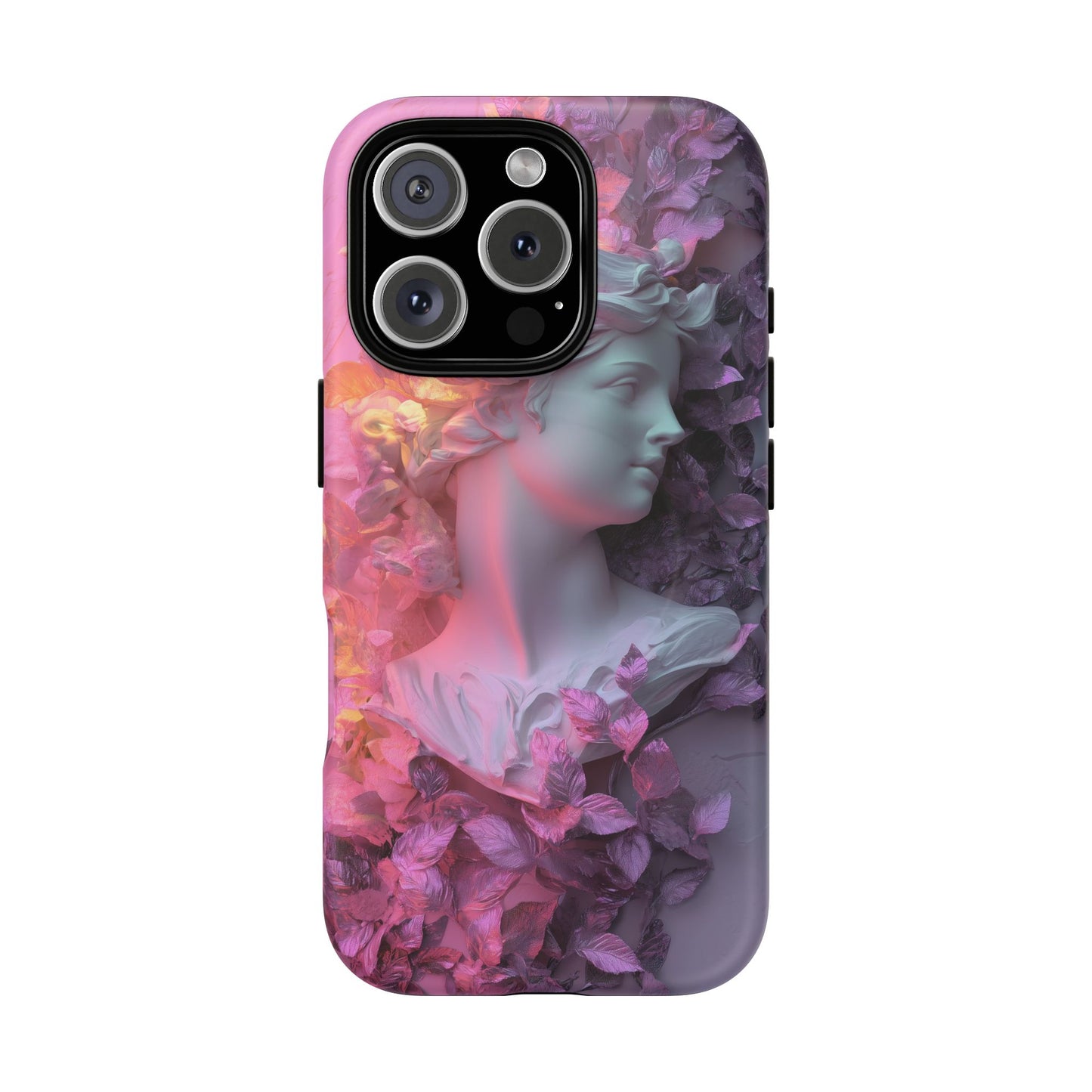 Artistic Tough Magnetic iPhone Case - Floral Goddess Design