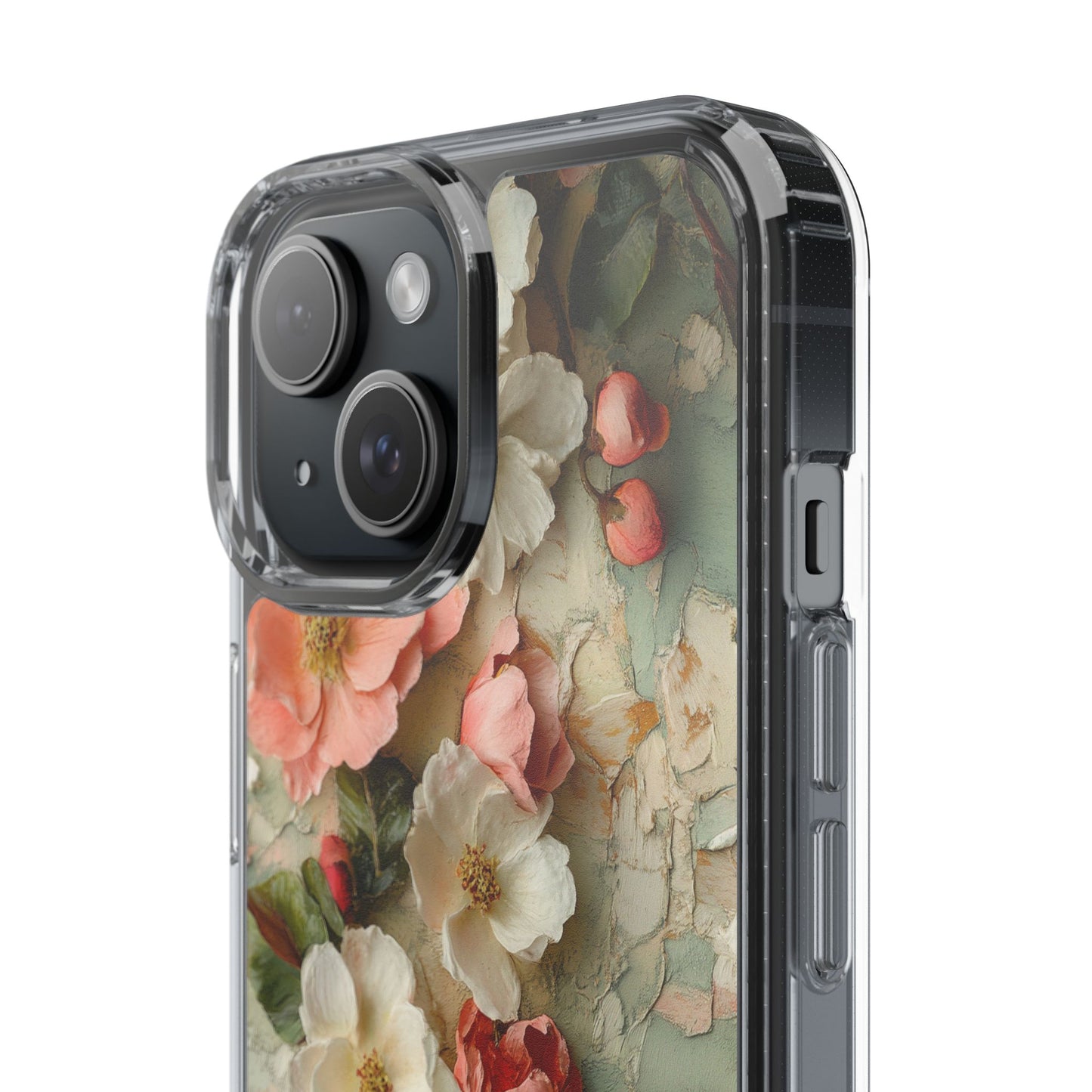 Floral Clear iPhone Case – Delicate Botanical Design