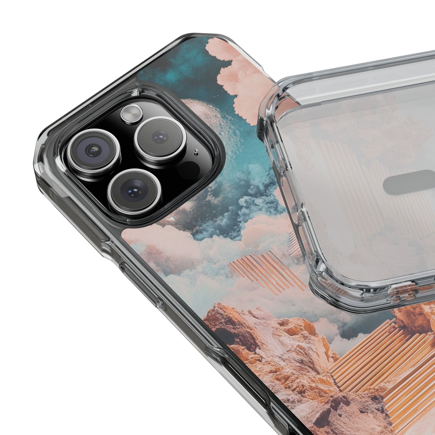 Skyward Dreams Magnetic Clear Impact iPhone Case