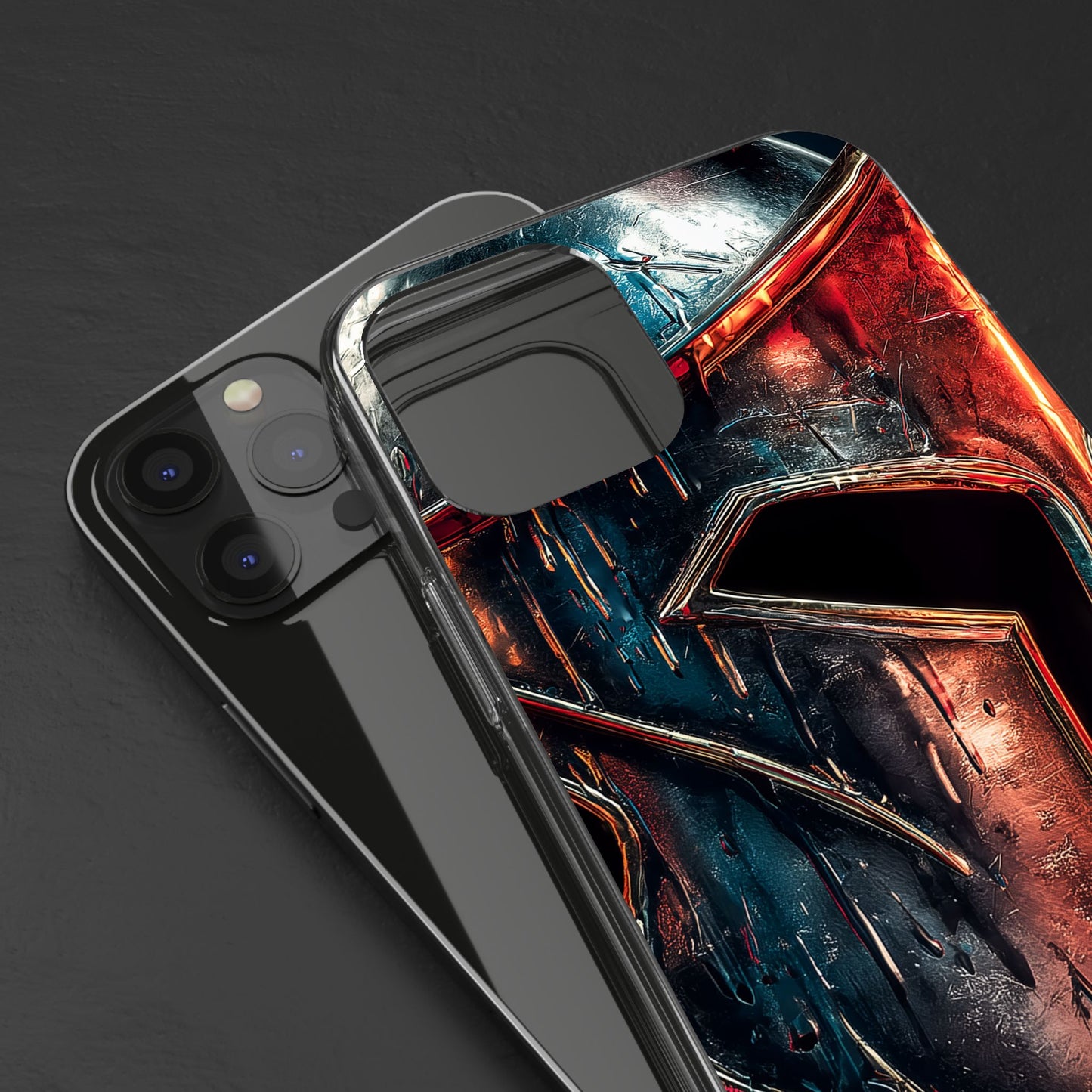 Battle Ready Clear Phone Case - Heroic Spartan Design