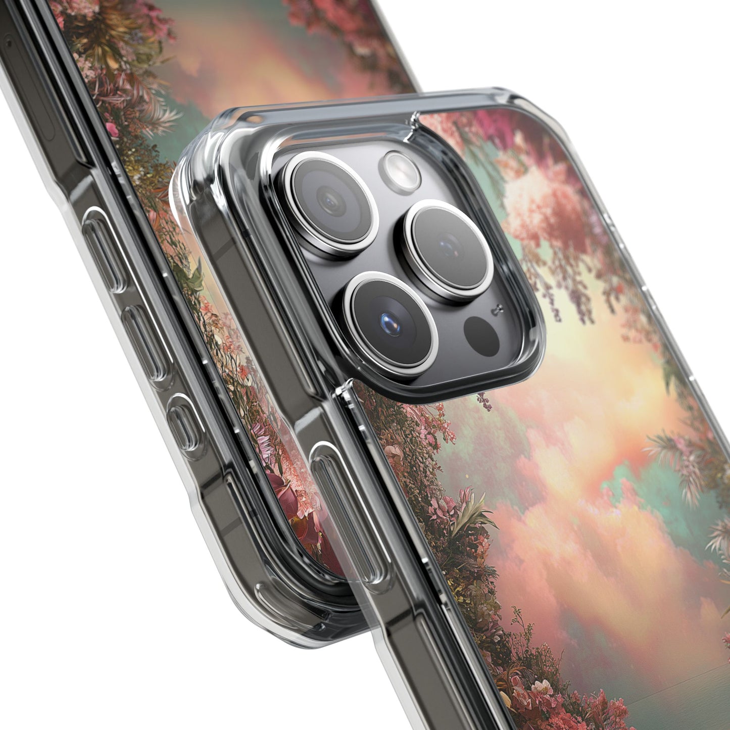 Enchanted Tropics Magnetic Clear iPhone Case