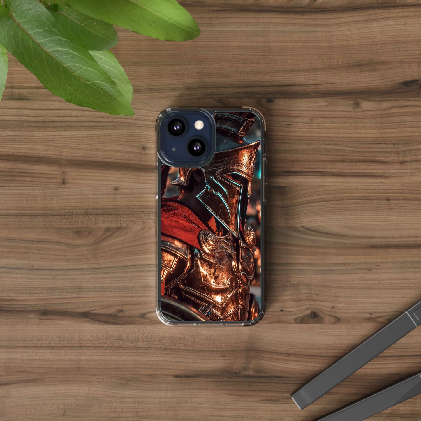 Forged Spartan Valor Phone Case – Premium Clear Protection with Bold Warrior Design