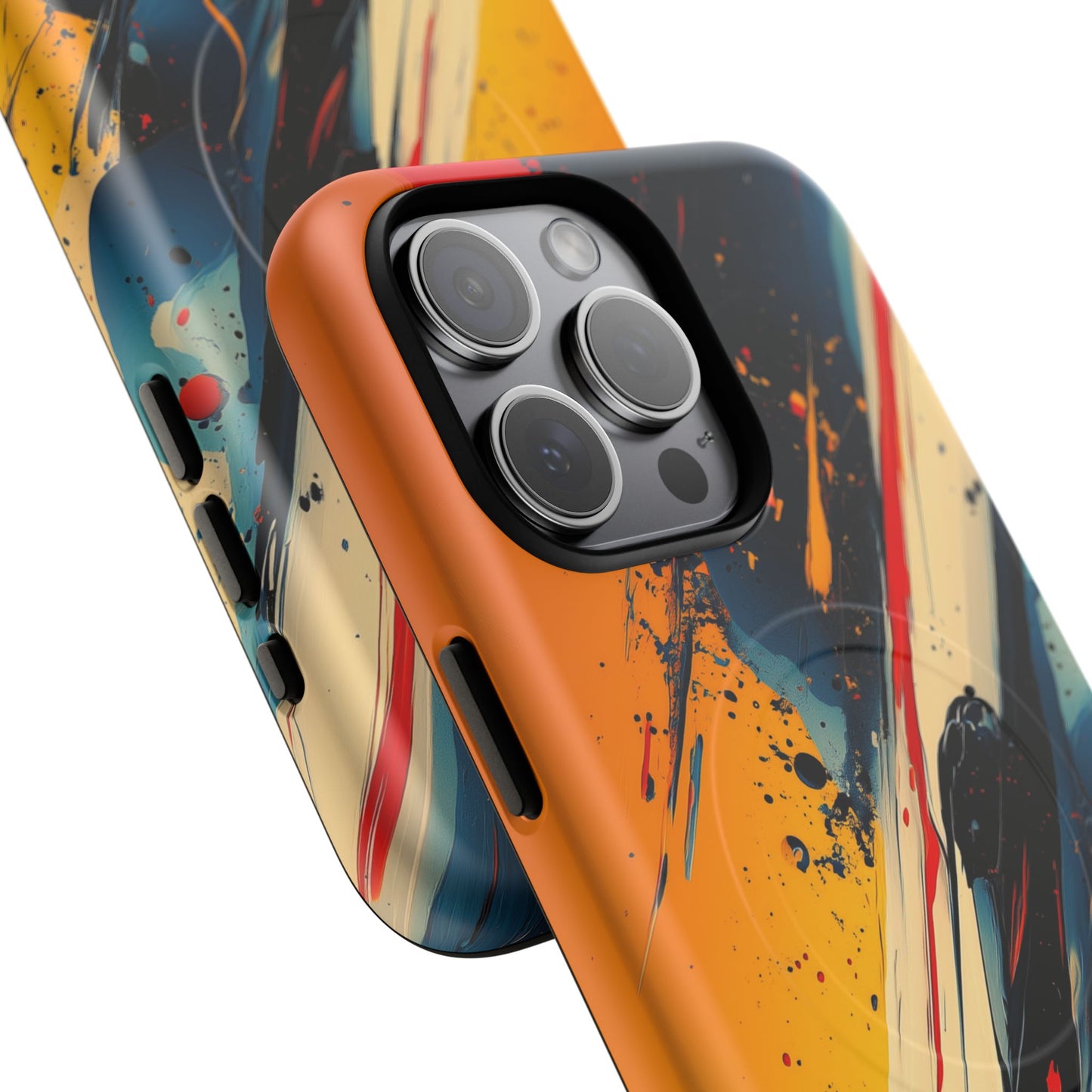 Vibrant Tough Magnetic Case - Bold Abstract Art for iPhone