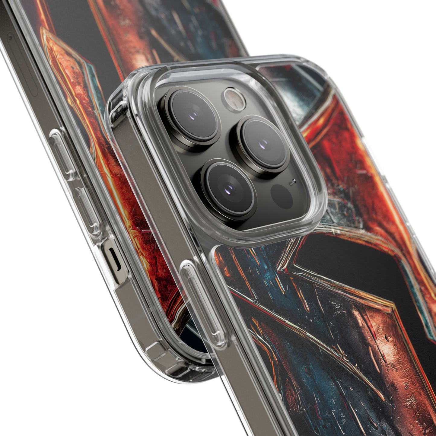 Battle Ready Clear Phone Case - Heroic Spartan Design
