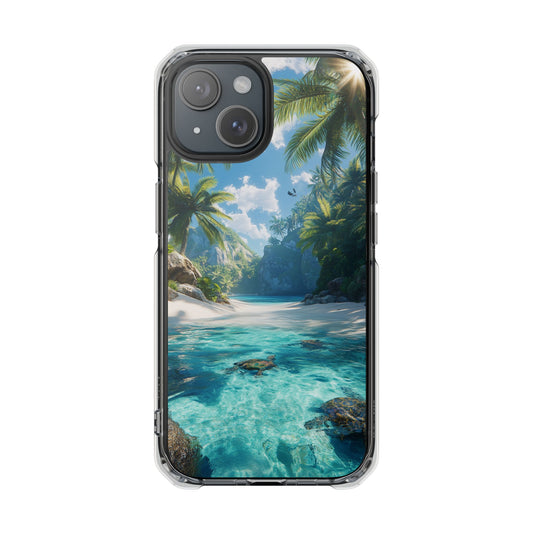 Tropical Oasis Magnetic iPhone Case
