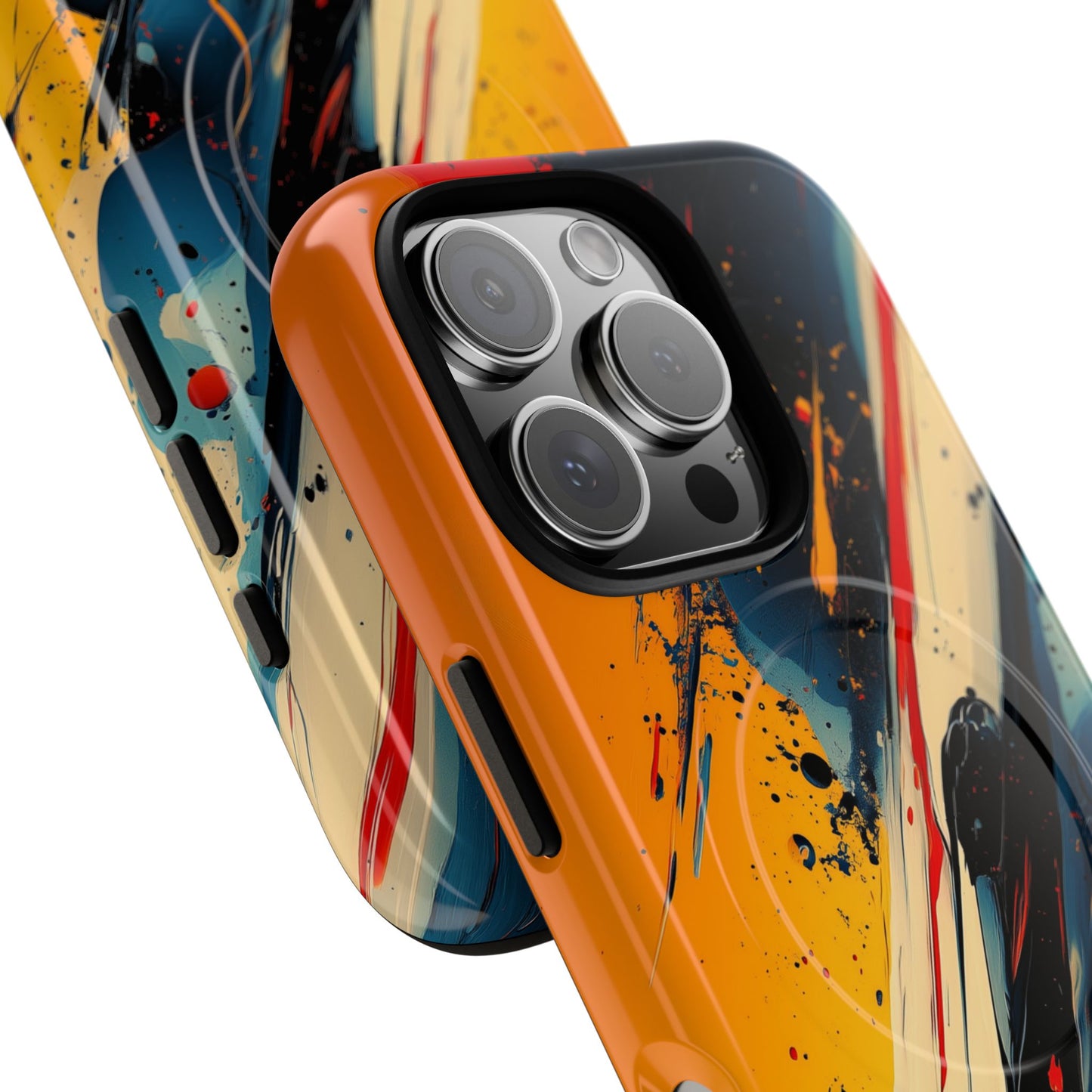 Vibrant Tough Magnetic Case - Bold Abstract Art for iPhone