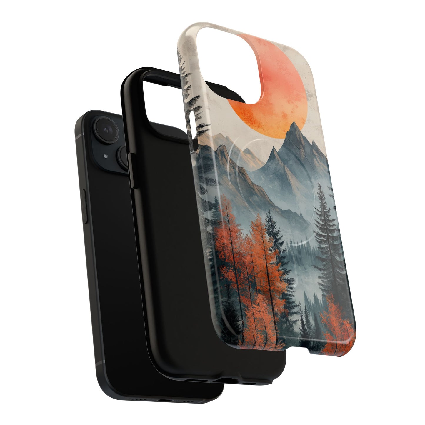 Scenic Tough Magnetic iPhone Case - Nature Inspired Design for Adventurers