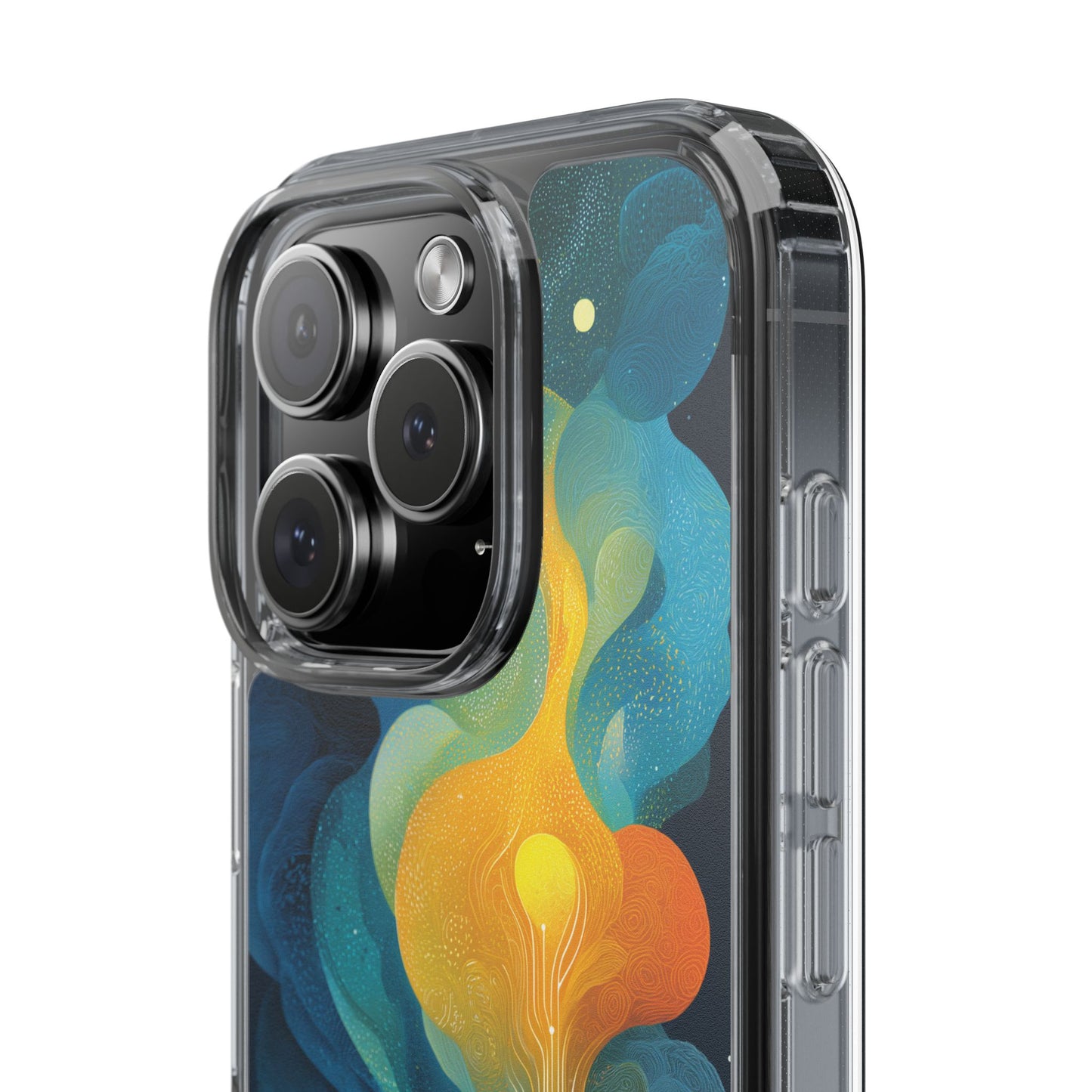 Electric City Forest Phone Case – Glowing Urban Jungle with Vibrant Nature Fusion