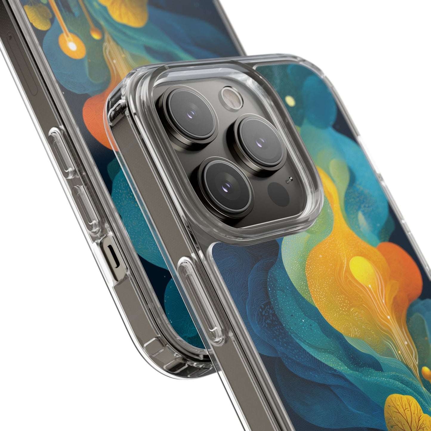Electric City Forest Phone Case – Glowing Urban Jungle with Vibrant Nature Fusion
