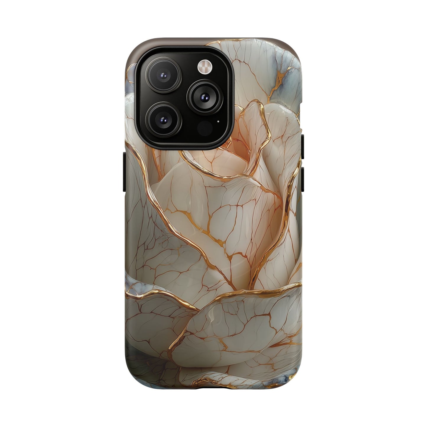 Elegant Rose iPhone Case - Tough Magnetic Design for Stylish Protection