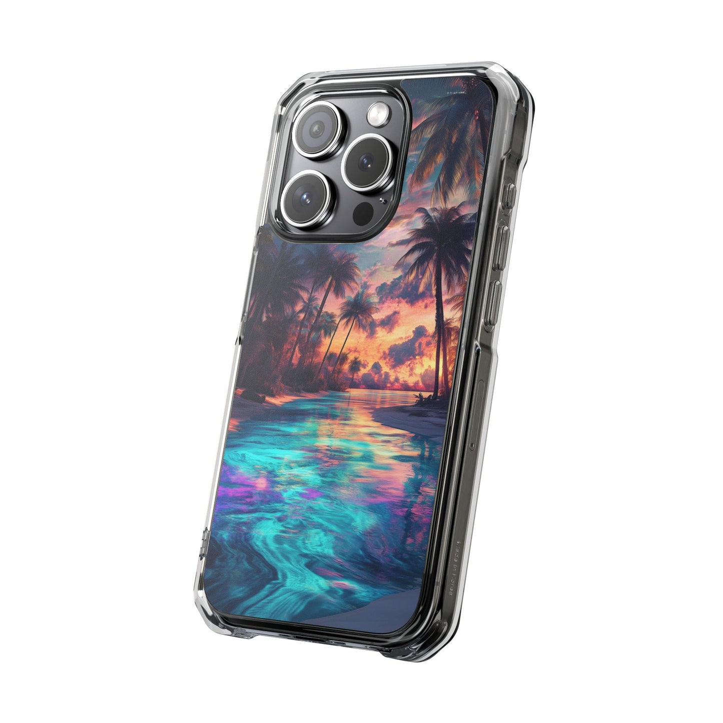 Miami Radiance Magnetic Clear iPhone Case