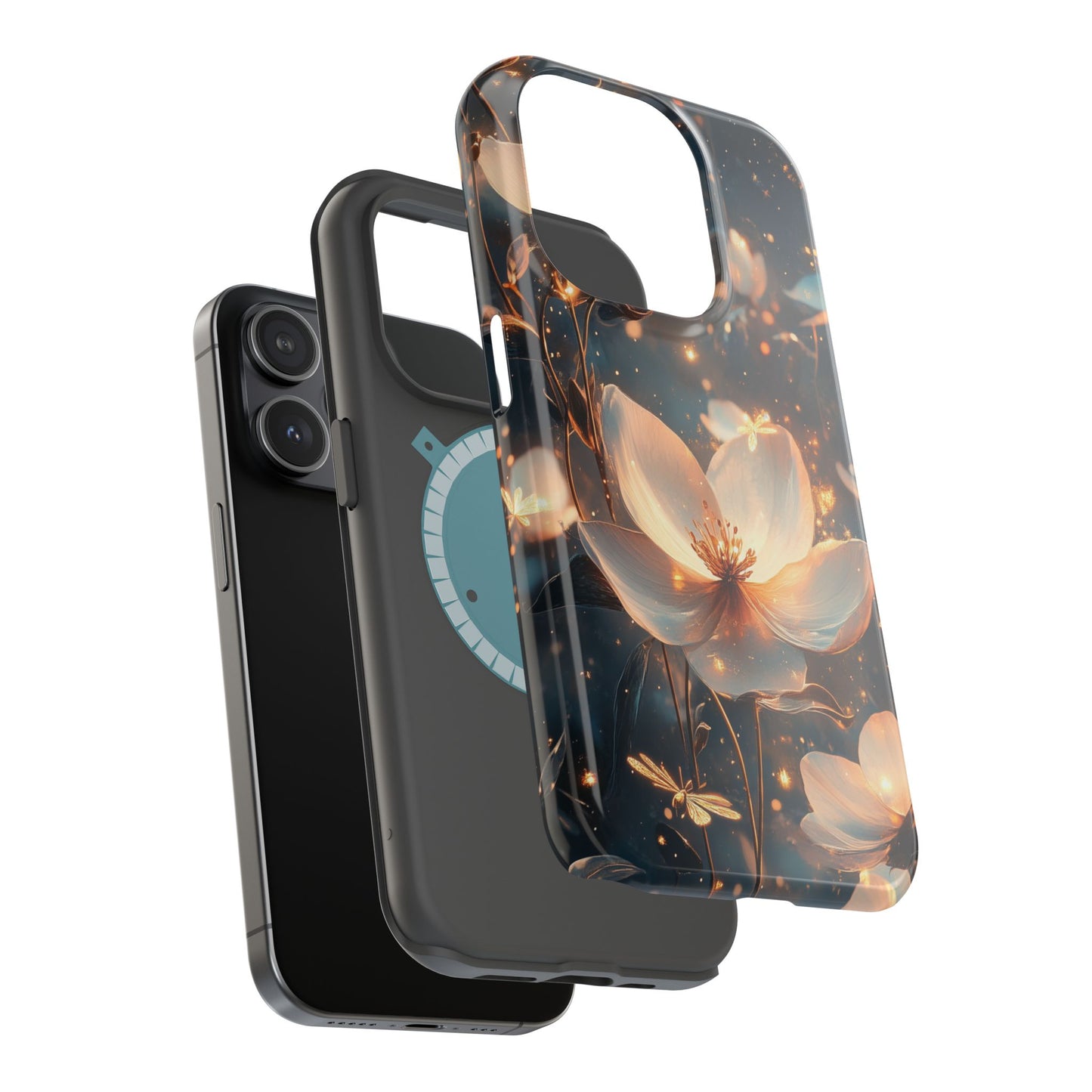 Botanical Floral Design Magnetic Tough iPhone Case