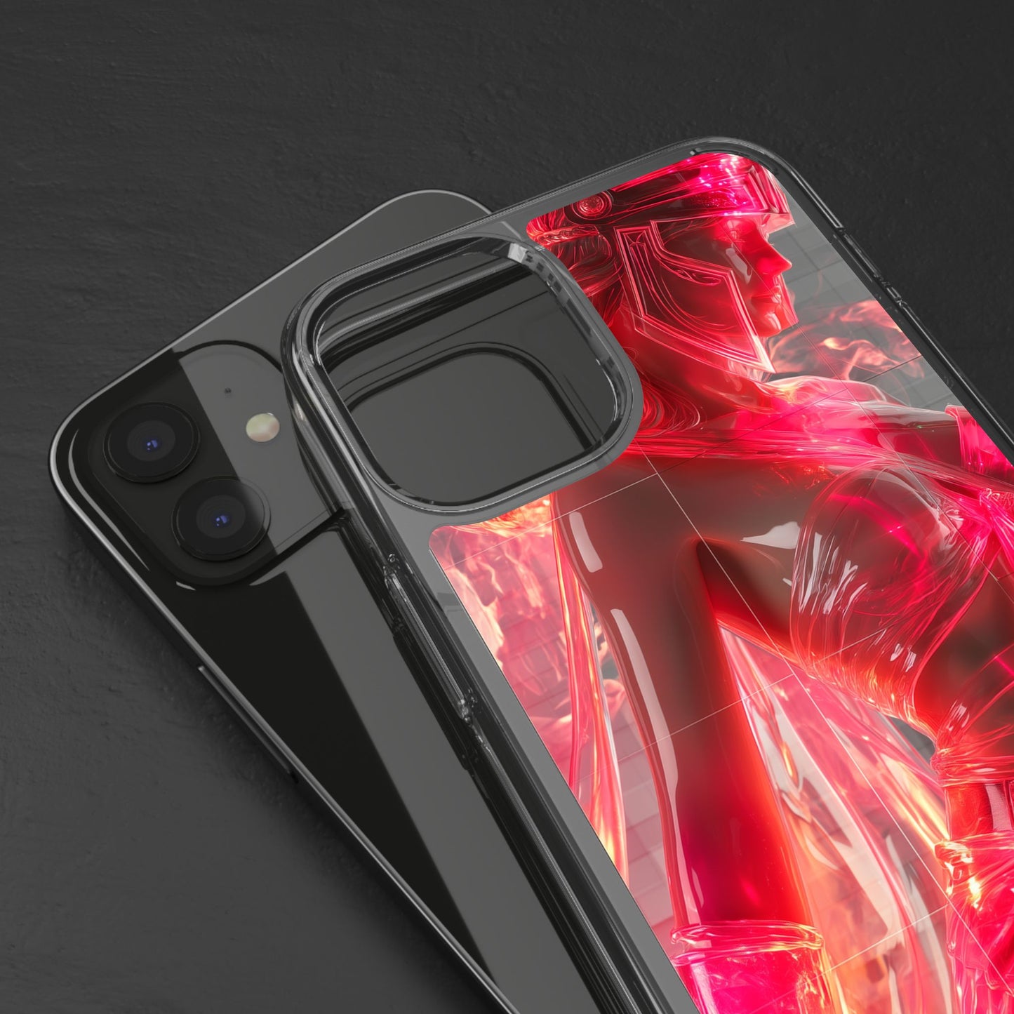 Athena Stryker Vibrant Clear iPhone Case – Stylish Protection with Graphic Print