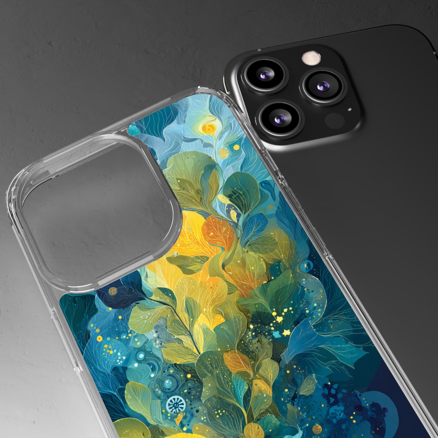 Artistic Reader Clear Phone Case - Design for Creative Souls