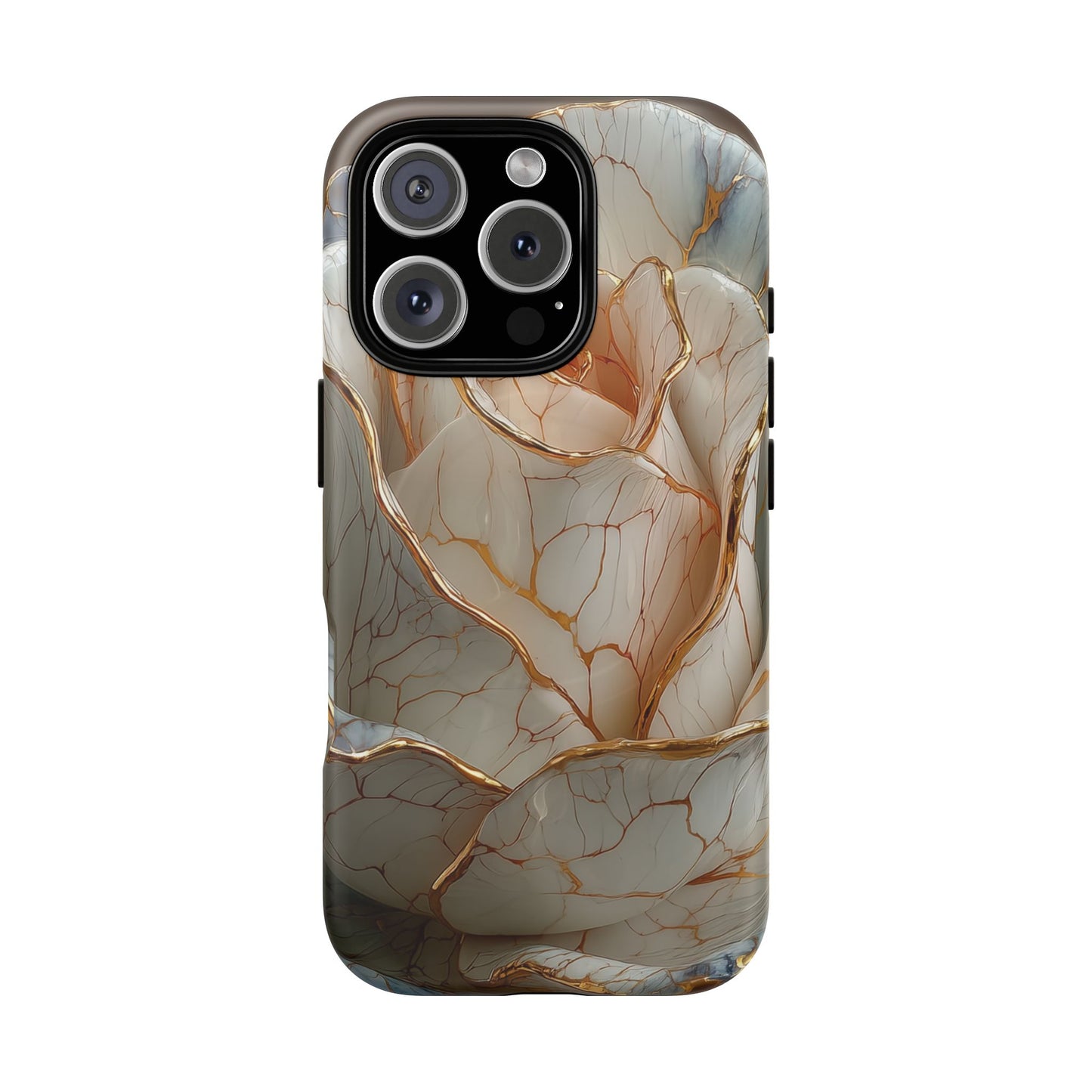 Elegant Rose iPhone Case - Tough Magnetic Design for Stylish Protection