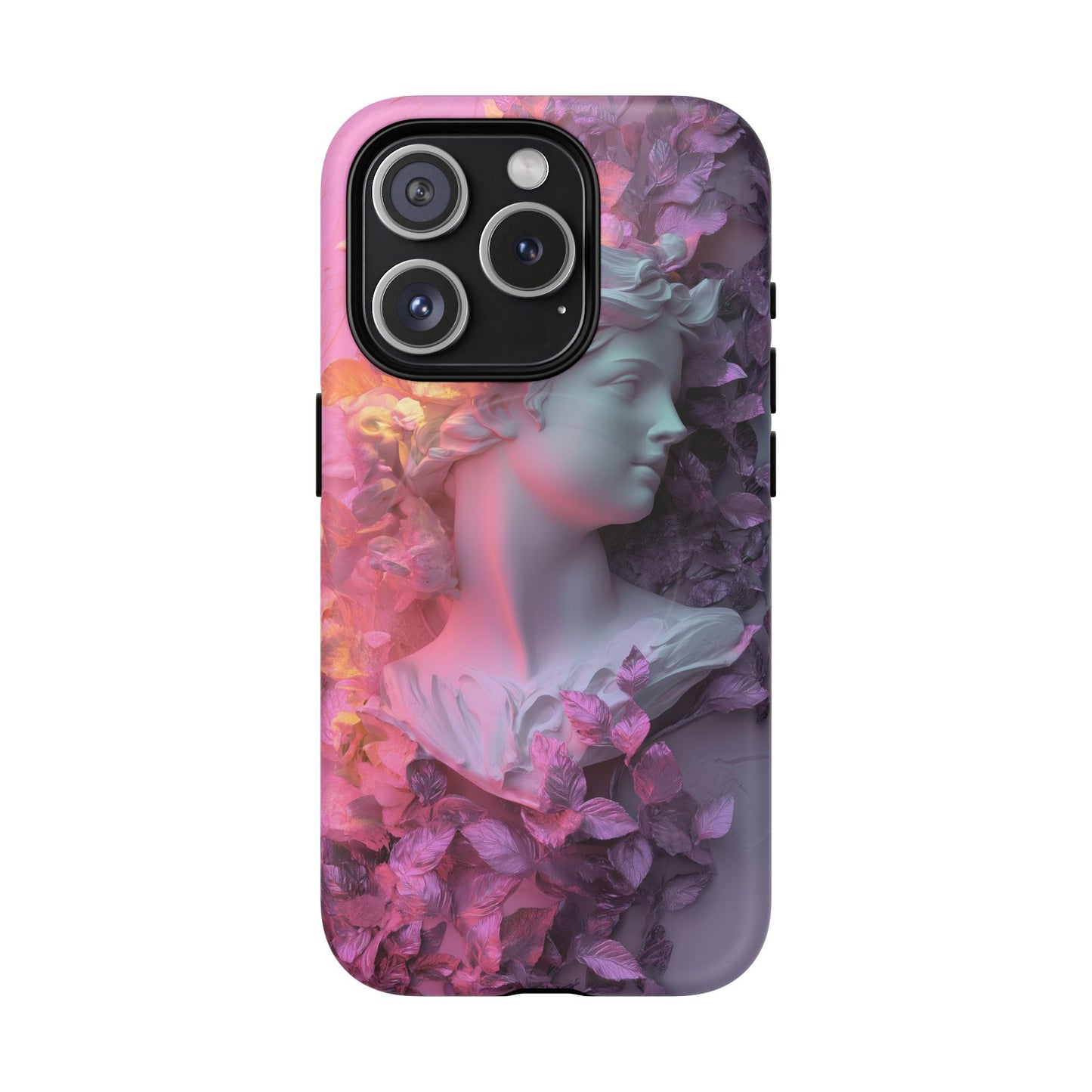 Artistic Tough Magnetic iPhone Case - Floral Goddess Design