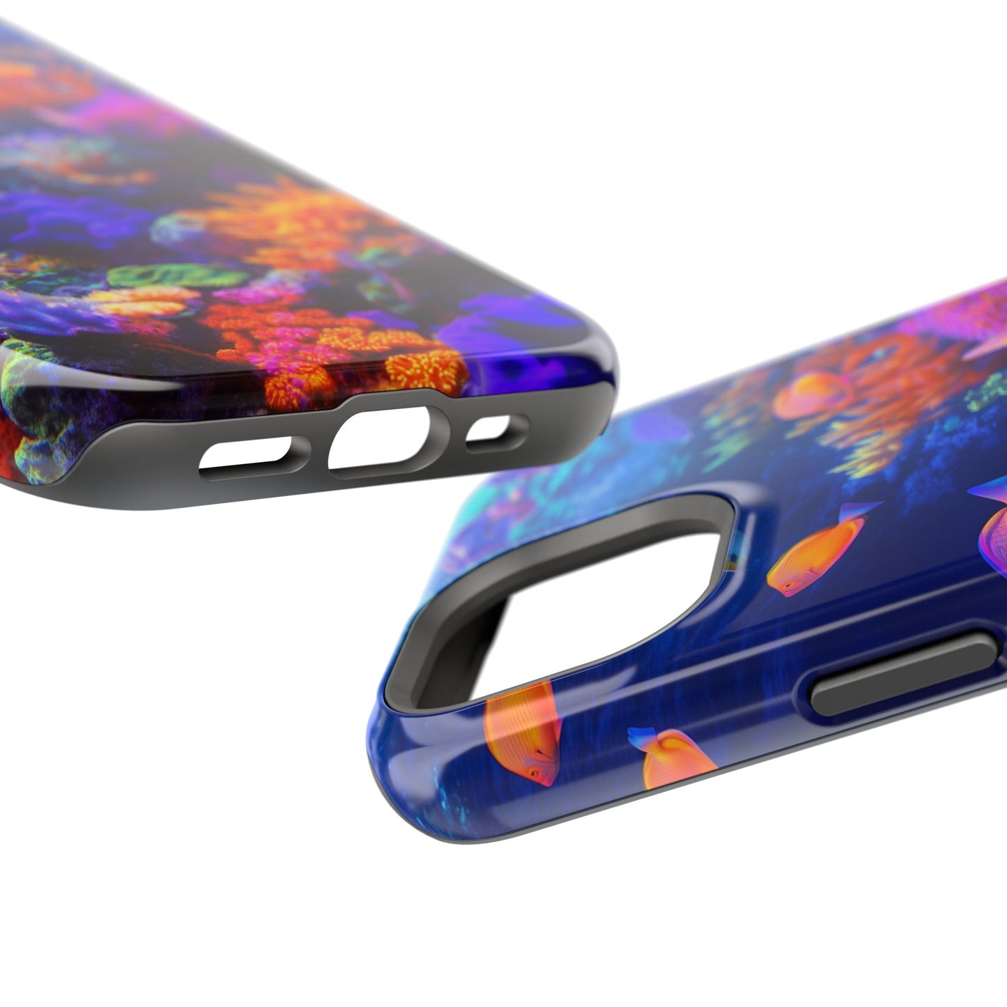 Prismatic Coral Reef Glow Magnetic Tough iPhone Case