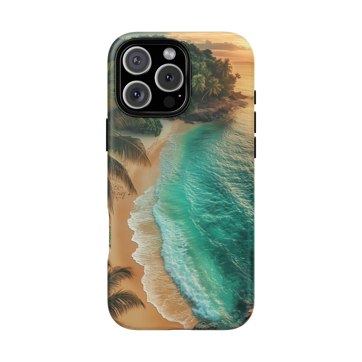 Tropical Beach Tough Magnetic Phone Case - Stylish Protection for Outdoor Lovers