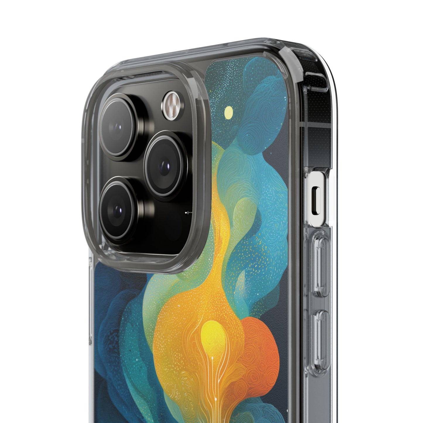 Electric City Forest Phone Case – Glowing Urban Jungle with Vibrant Nature Fusion