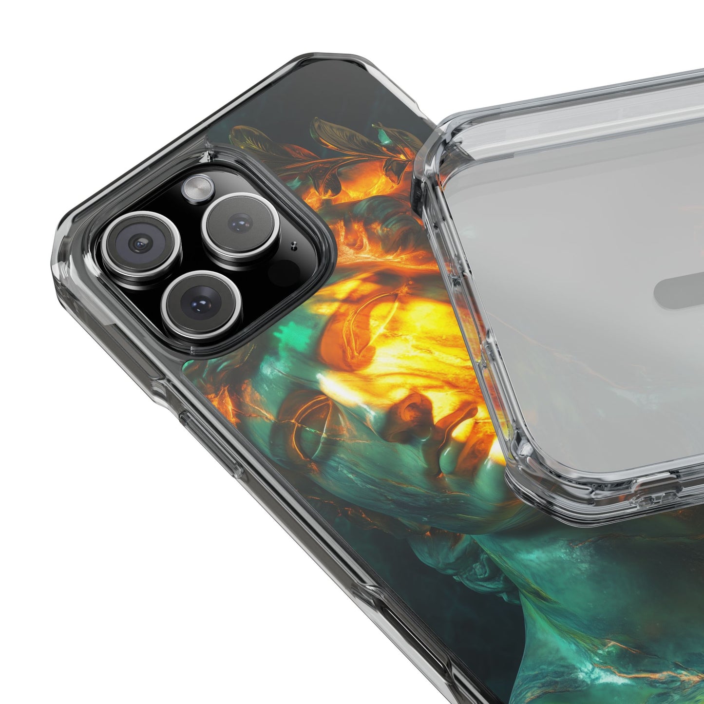 Davids Reflection Magnetic Clear Impact iPhone Case
