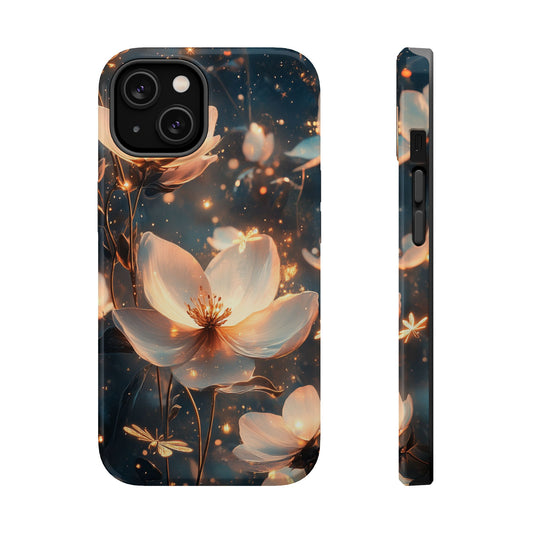 Botanical Floral Design Magnetic Tough iPhone Case
