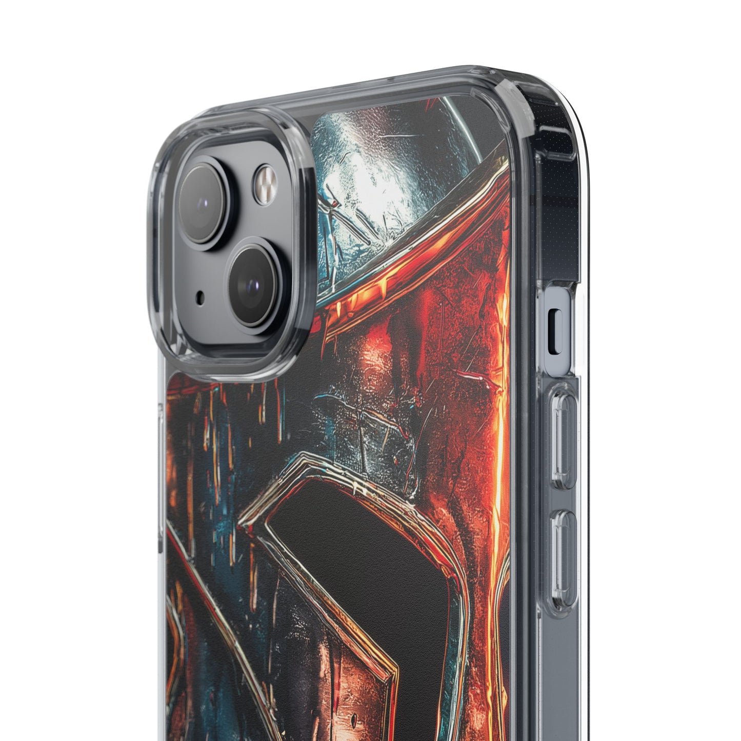Battle Ready Clear Phone Case - Heroic Spartan Design