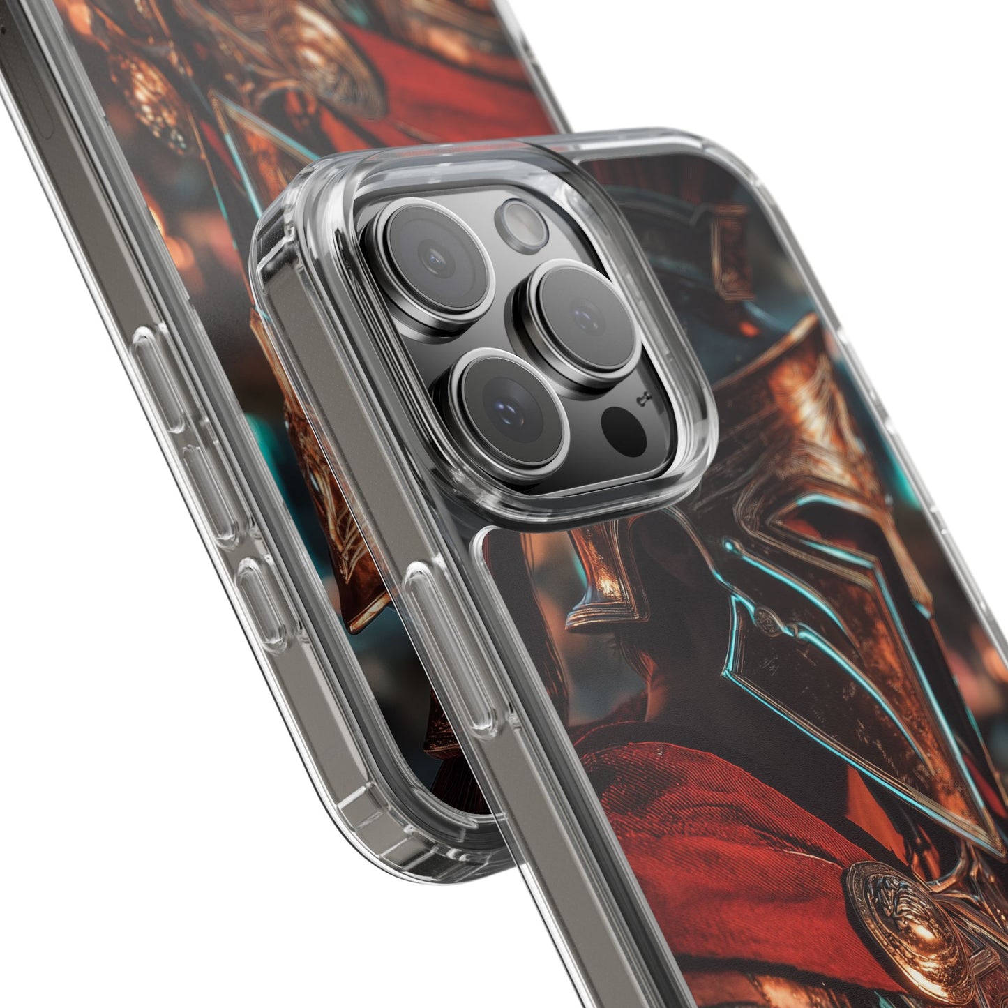 Forged Spartan Valor Phone Case – Premium Clear Protection with Bold Warrior Design