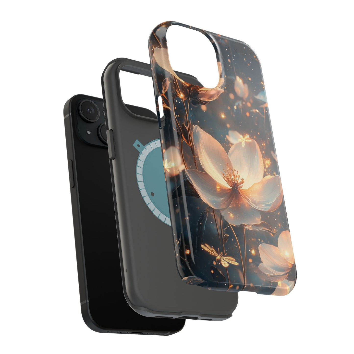 Botanical Floral Design Magnetic Tough iPhone Case