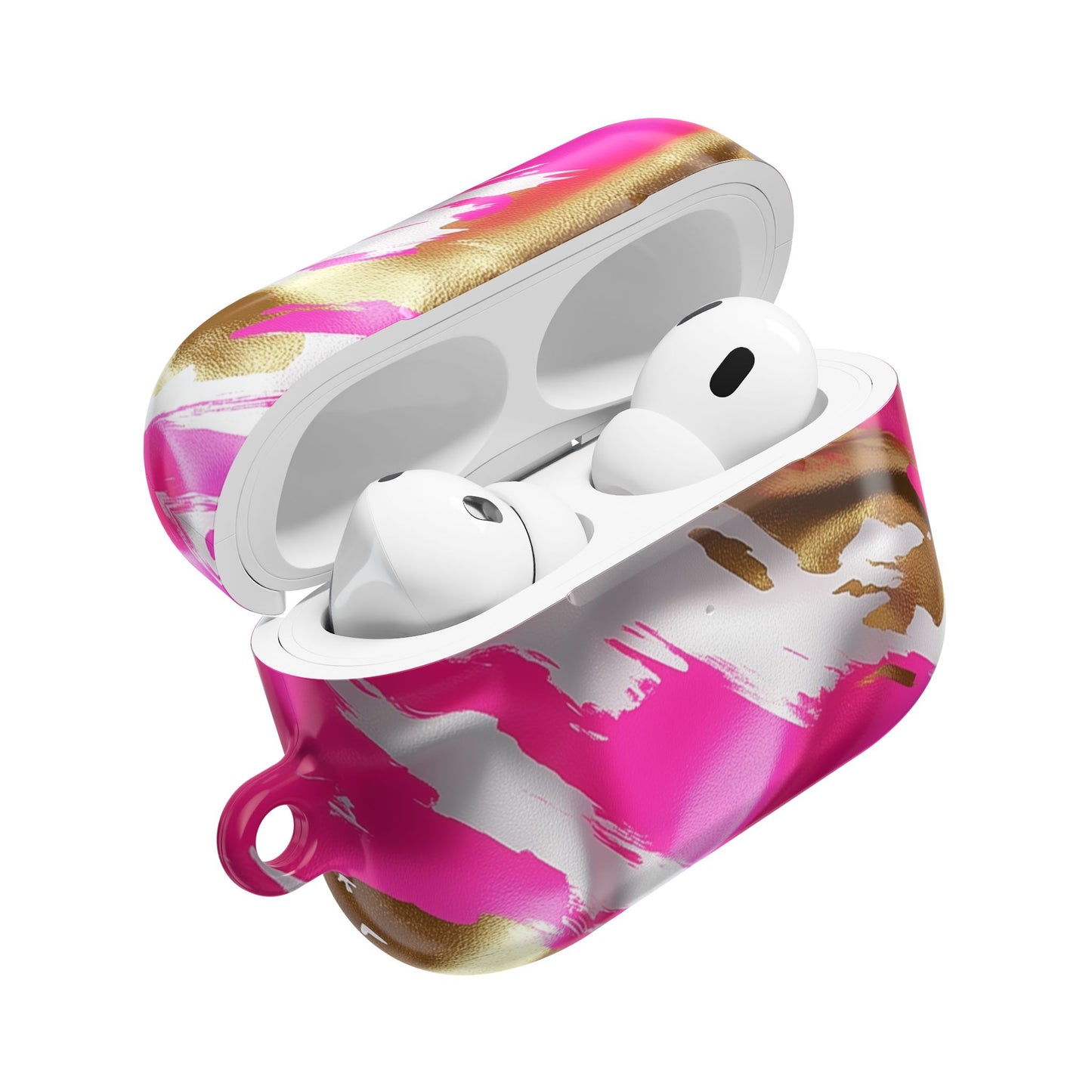 Chic Pink & Gold AirPod Case