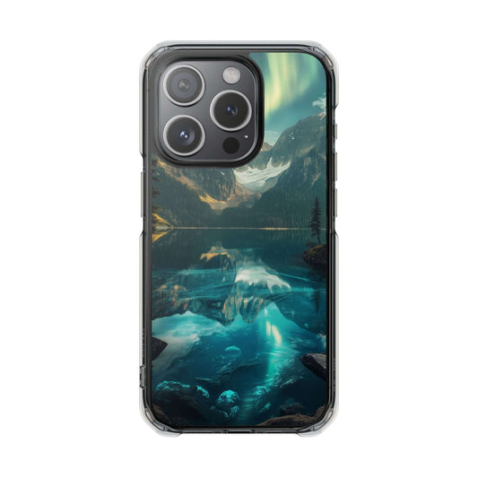 Celestial Glacier Ridge Magnetic Clear Impact iPhone Case