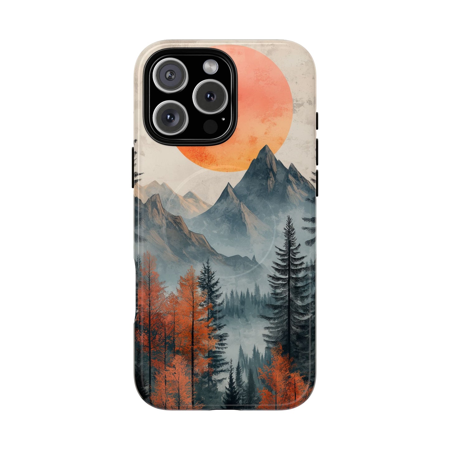 Scenic Tough Magnetic iPhone Case - Nature Inspired Design for Adventurers