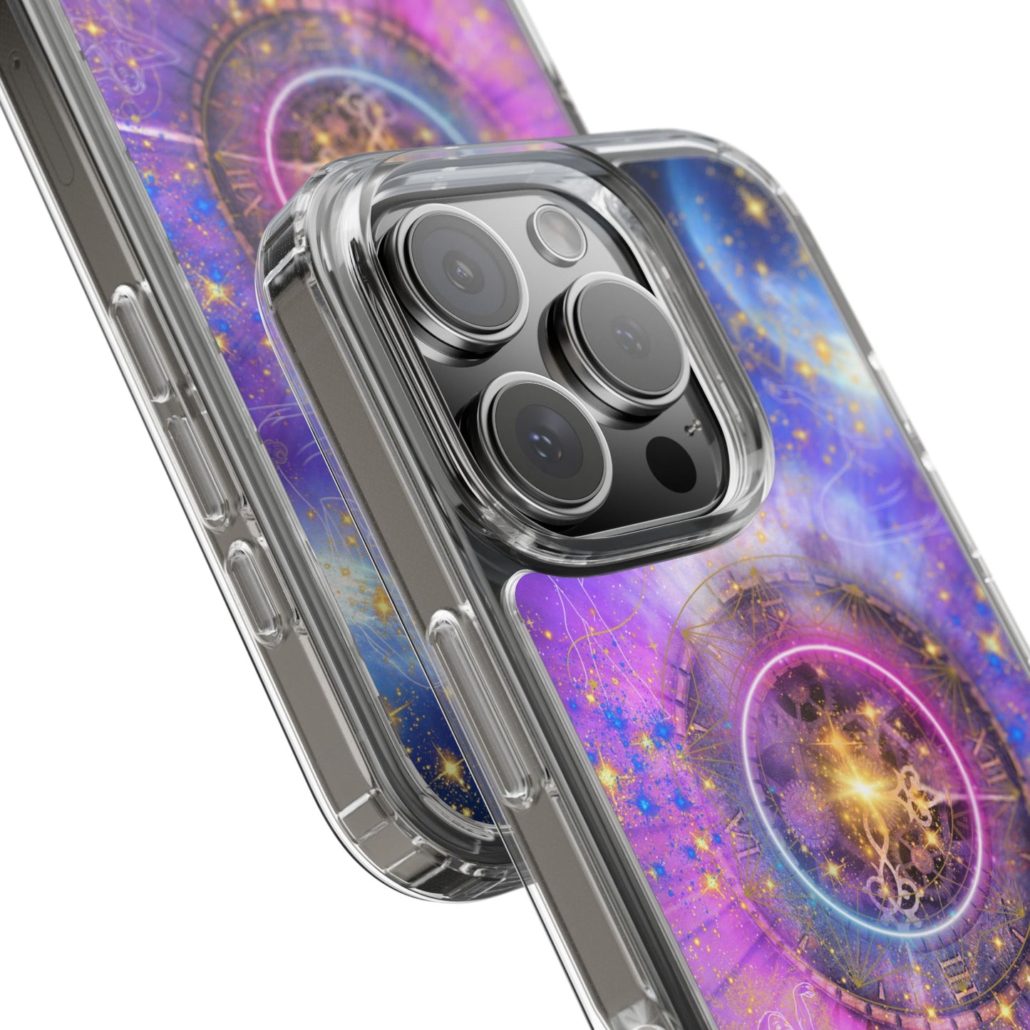 Stardust Dreams Clear iPhone Case – Magical Galaxy Art for Astrology Lovers