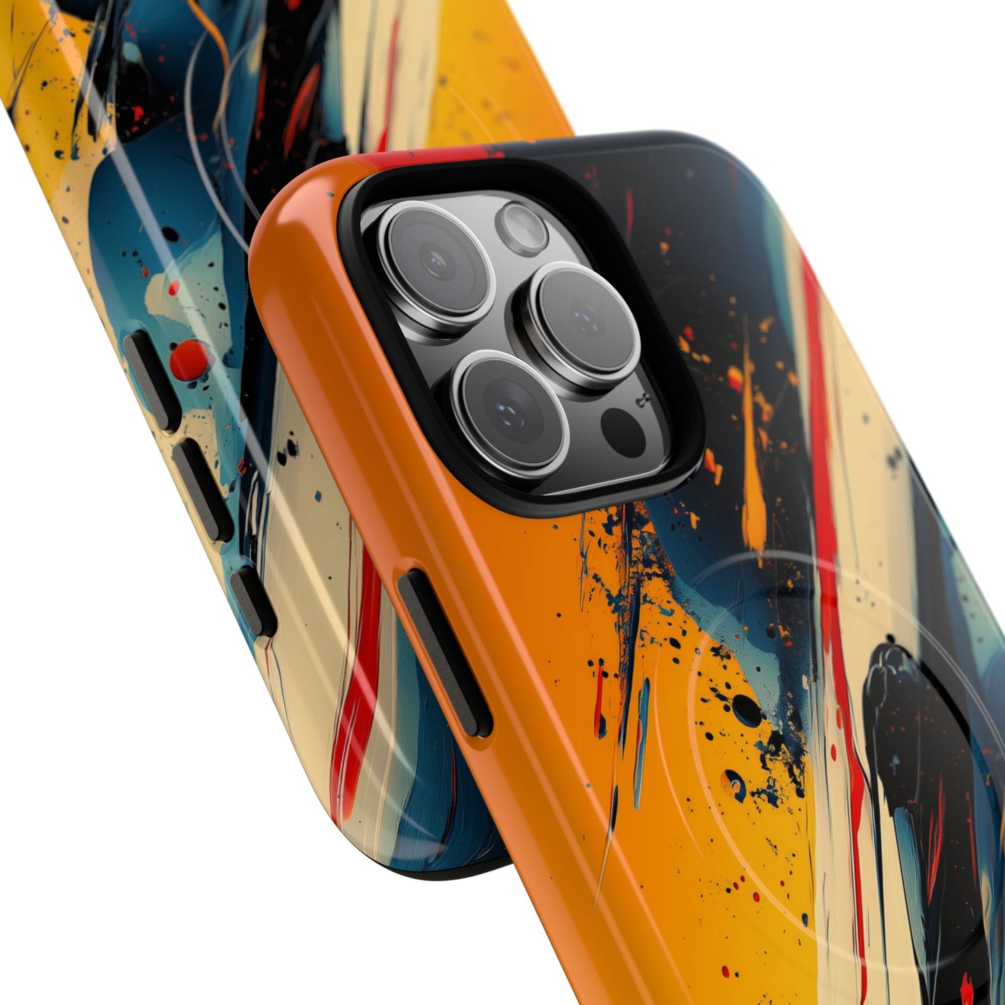 Vibrant Tough Magnetic Case - Bold Abstract Art for iPhone