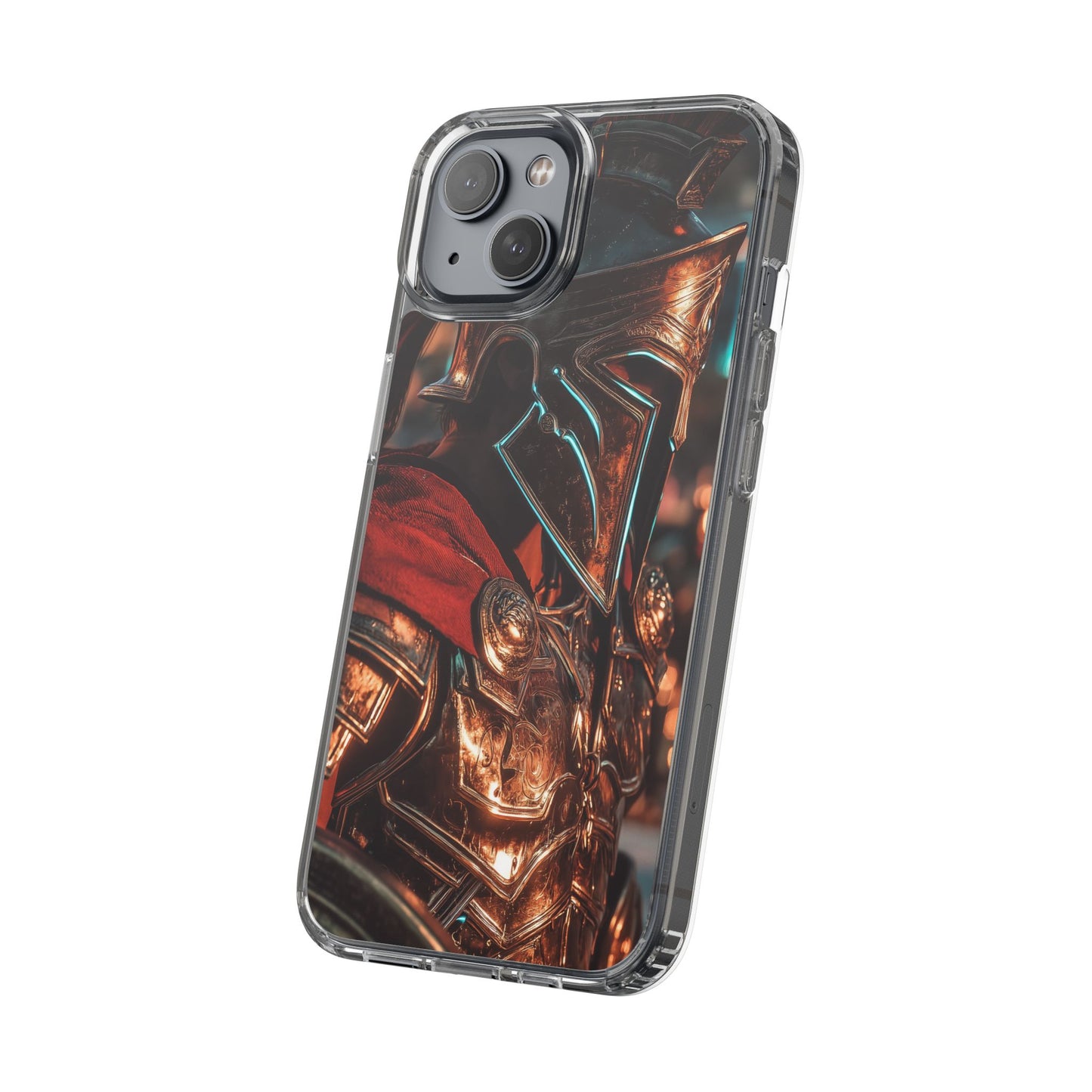 Forged Spartan Valor Phone Case – Premium Clear Protection with Bold Warrior Design