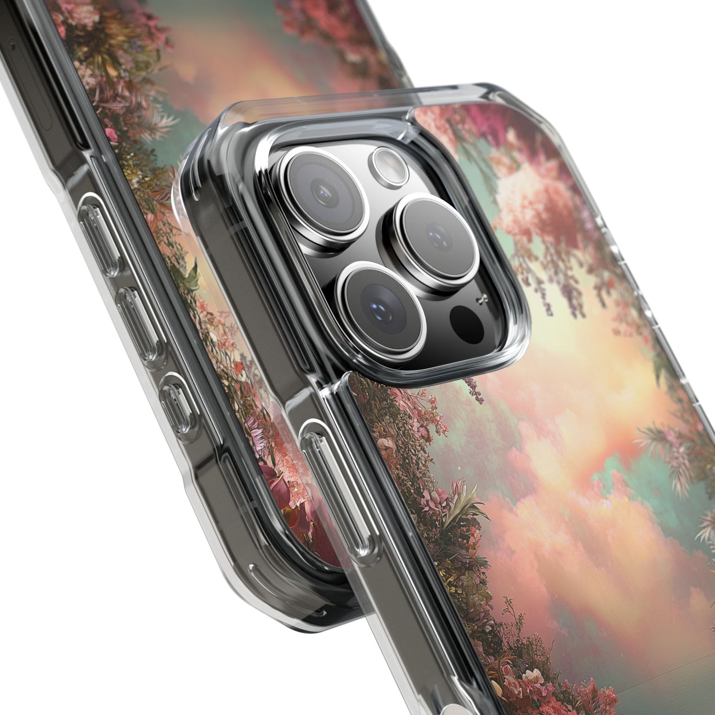 Enchanted Tropics Magnetic Clear iPhone Case
