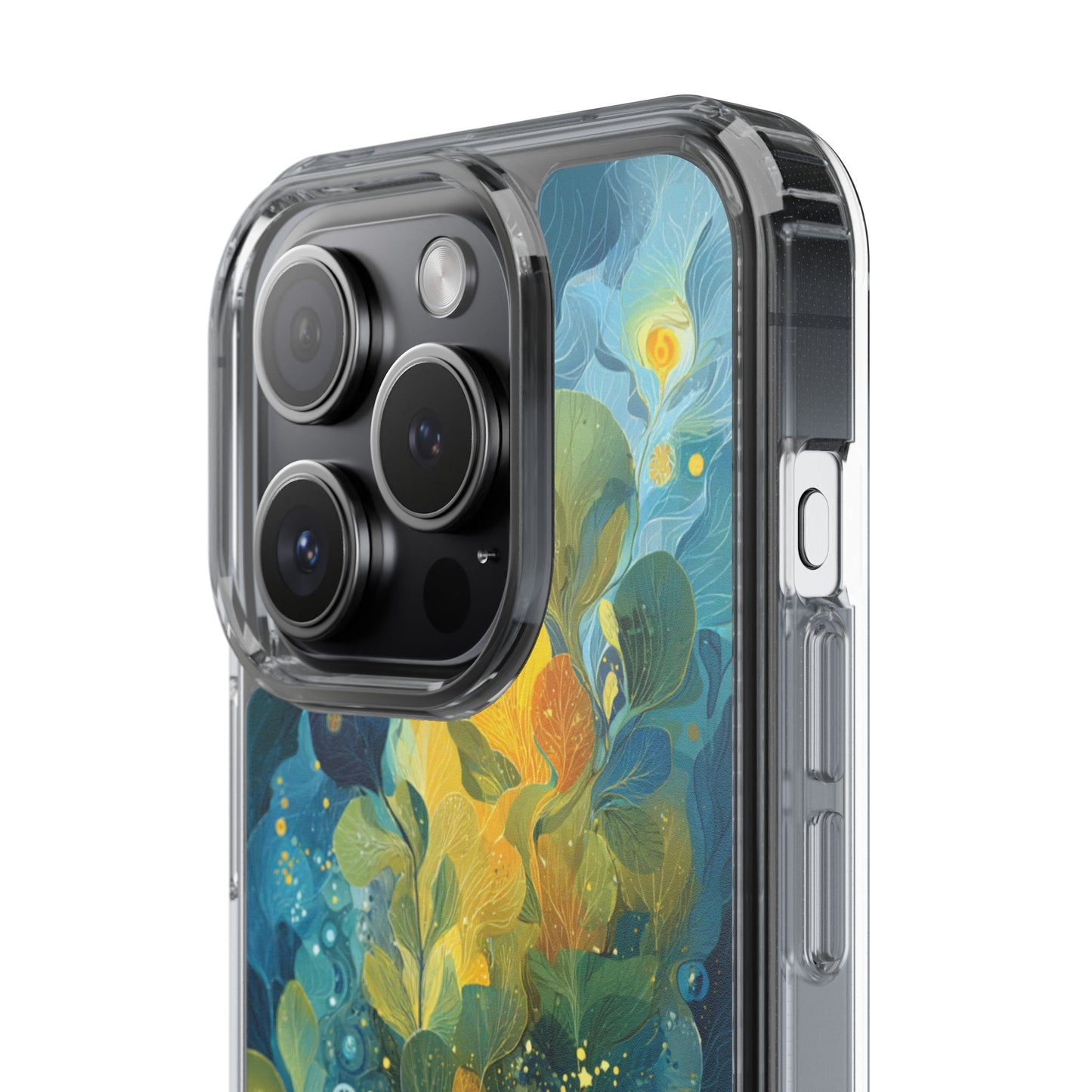 Artistic Reader Clear Phone Case - Design for Creative Souls