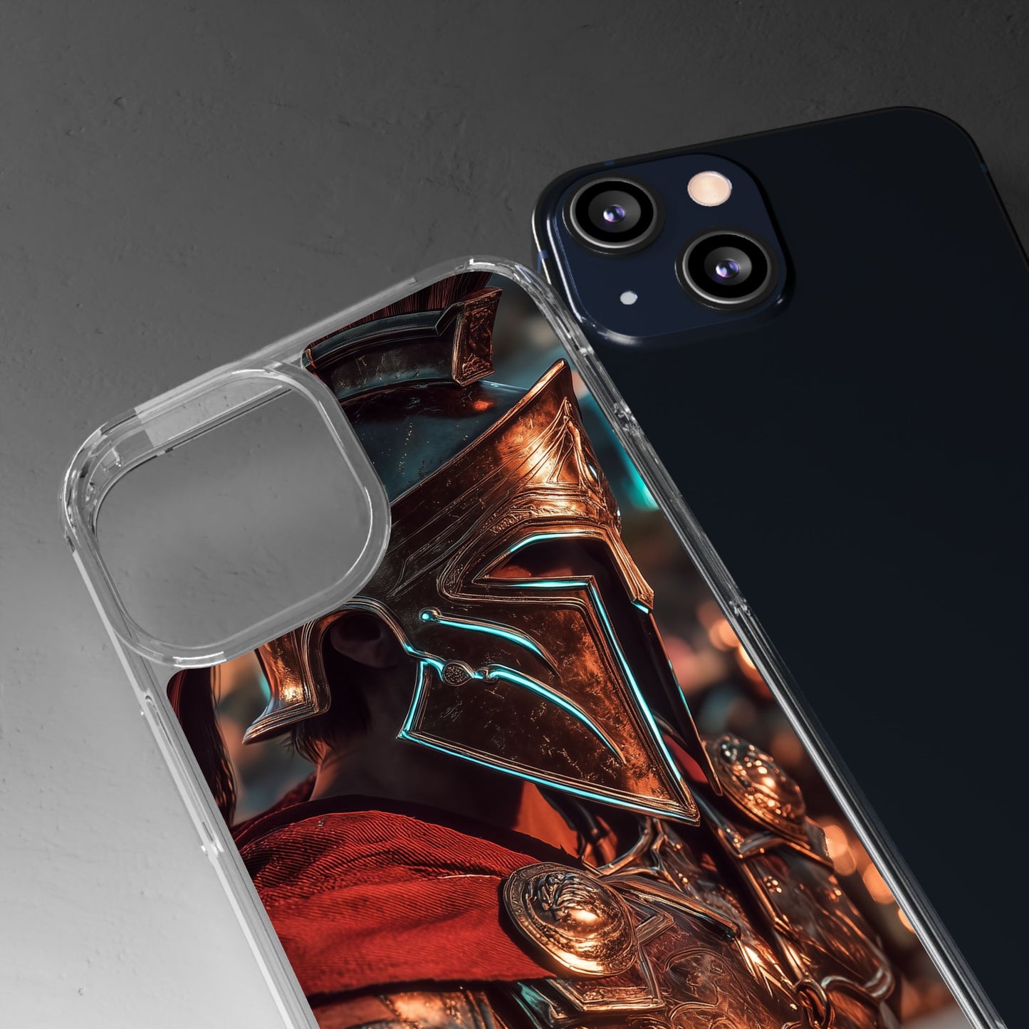 Forged Spartan Valor Phone Case – Premium Clear Protection with Bold Warrior Design