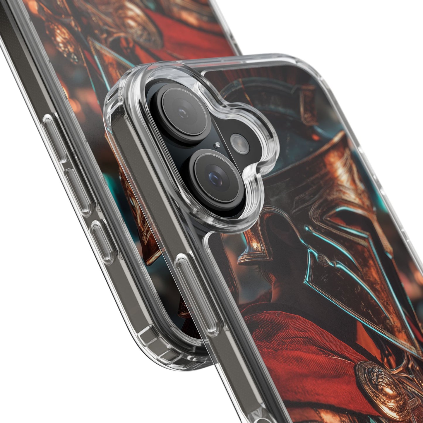 Forged Spartan Valor Phone Case – Premium Clear Protection with Bold Warrior Design