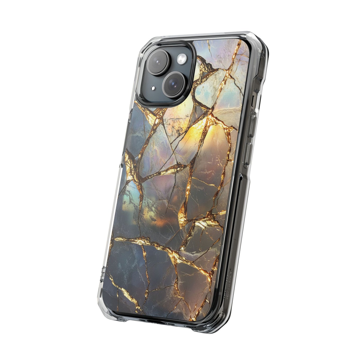 Iridescent Gold Vein Magnetic iPhone Case