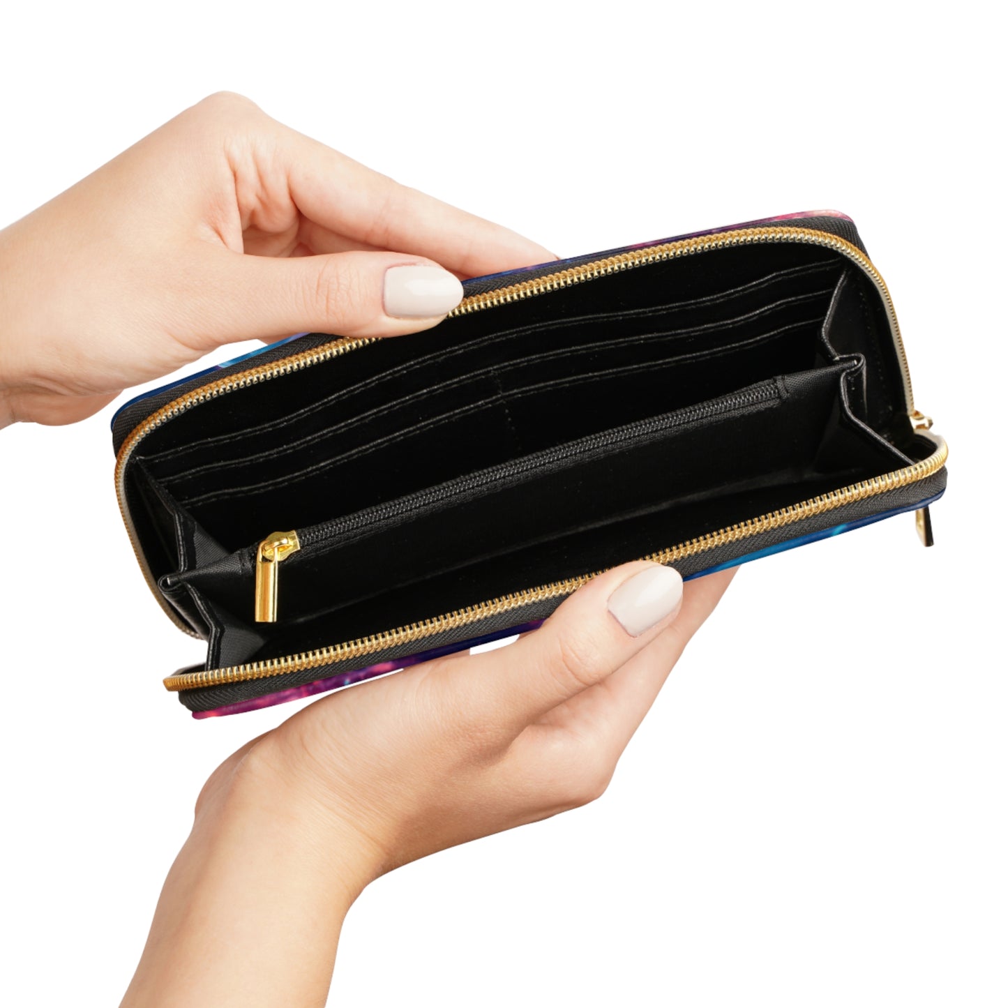 Colorful Bioluminescent Turtle – Ocean Inspired Cell Phone Clutch Wallet for Sea Life Lovers