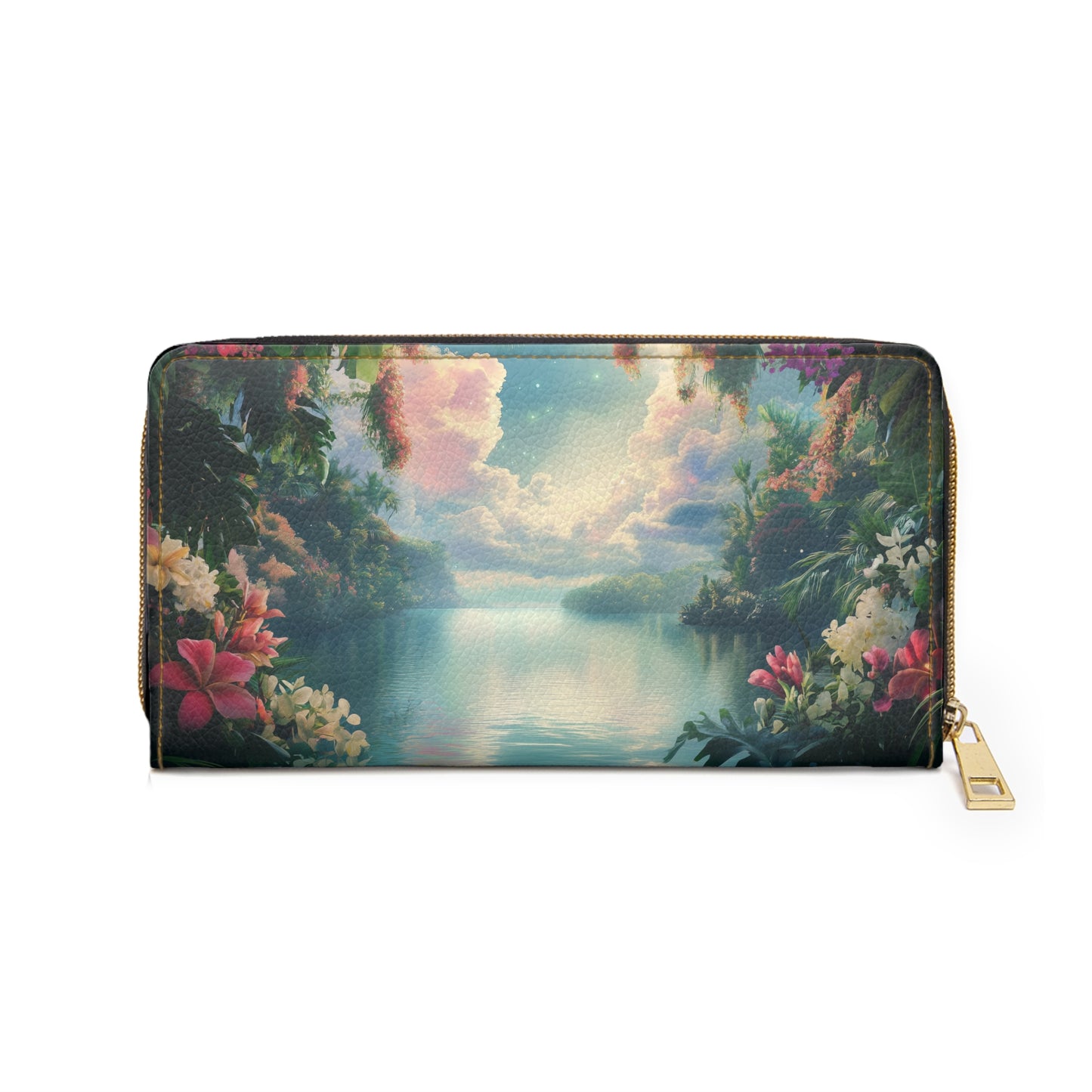 Tropical Paradise Cell Phone Clutch Wallet