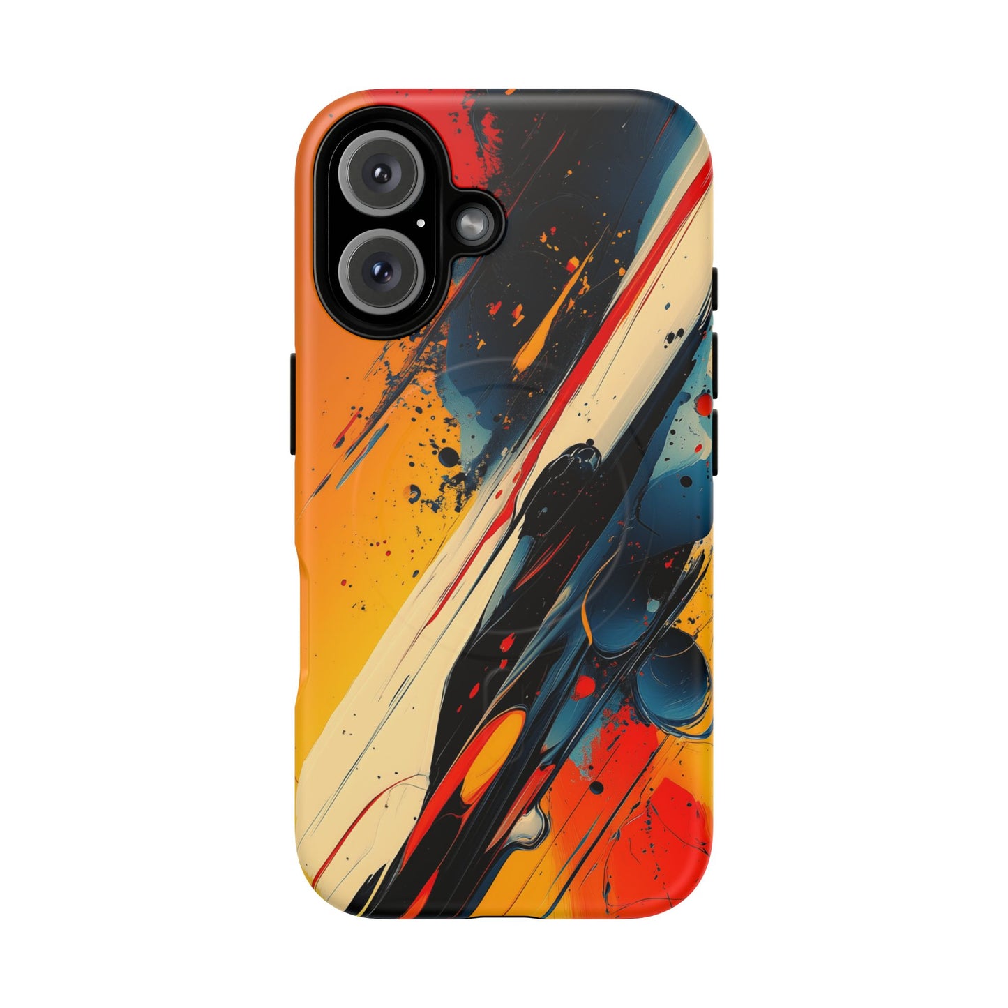 Vibrant Tough Magnetic Case - Bold Abstract Art for iPhone